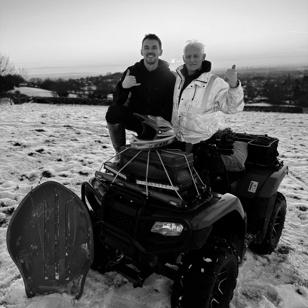 The 110 crew on the farm